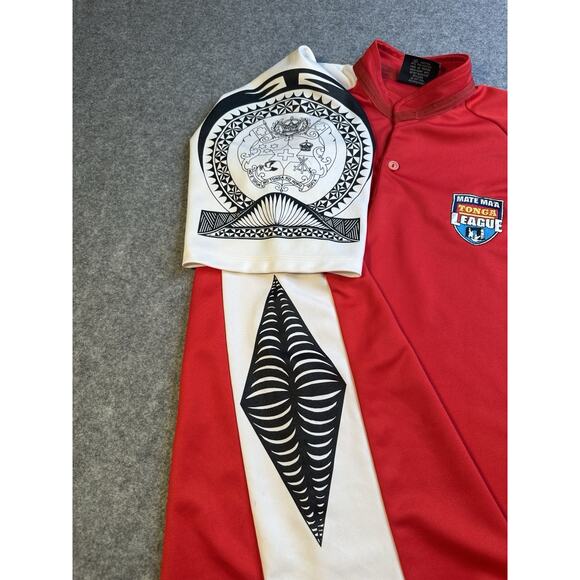 Tonga Rugby League Jersey Mate Ma'a Tonga League arm hits - Picture 4 of 11